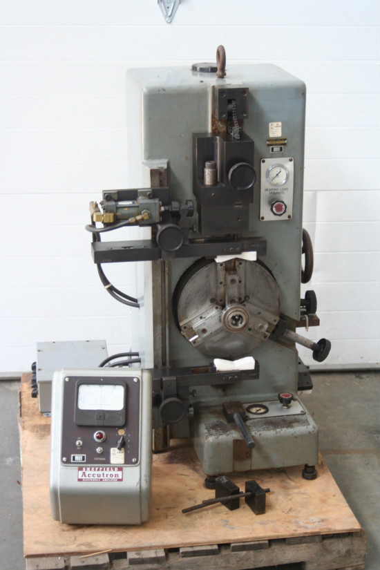 Sheffield bearing tester radial play 110" diameter bearing test machine