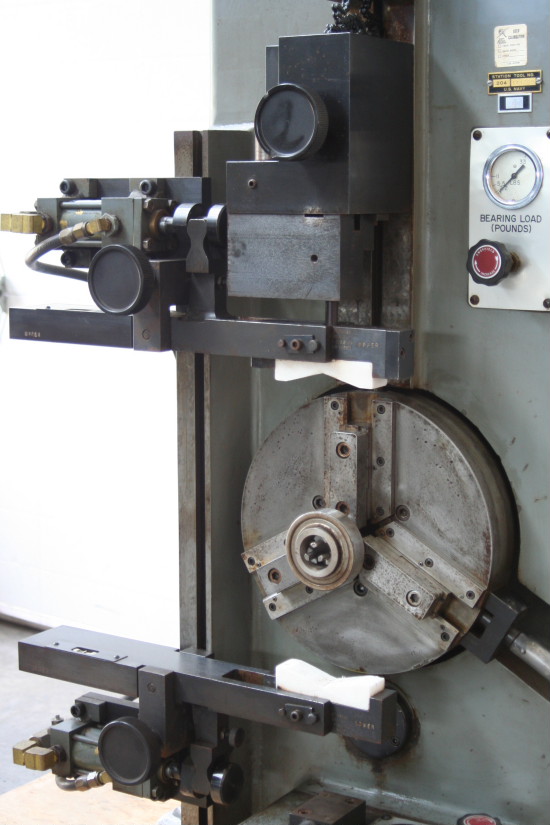 Sheffield bearing tester radial play 110" diameter bearing test